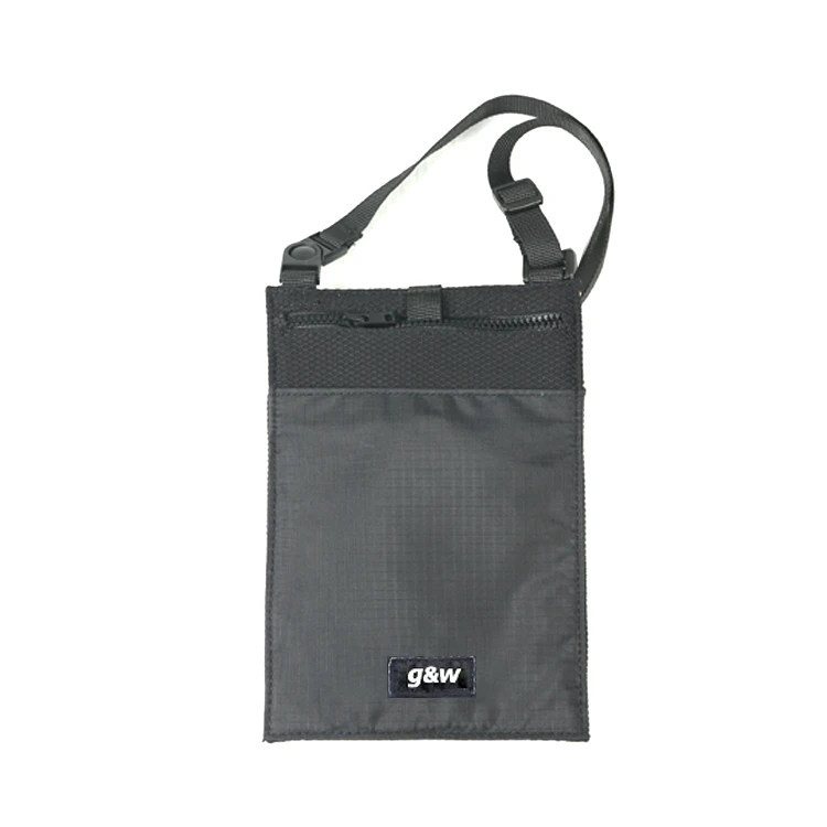 Mini shoulder bag for phone -BLACK FRONT Mini shoulder bag for phone -BLACK FRONT
