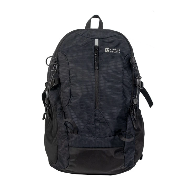 walking day pack black-front